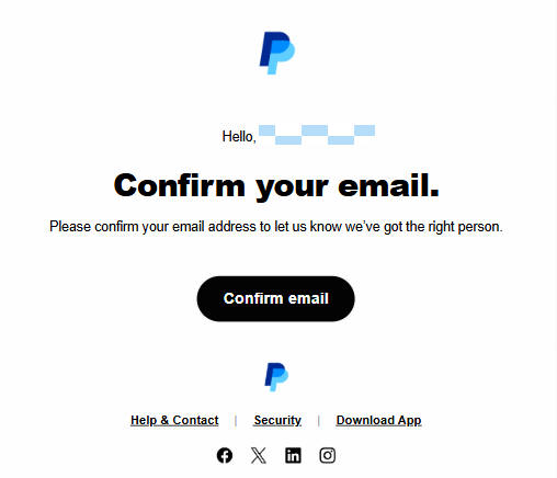 confirm your email