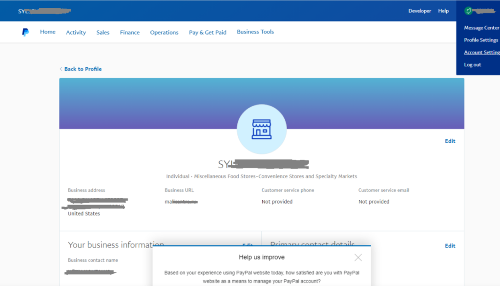 After making the changes, all the information will match the details of our check receiving address.