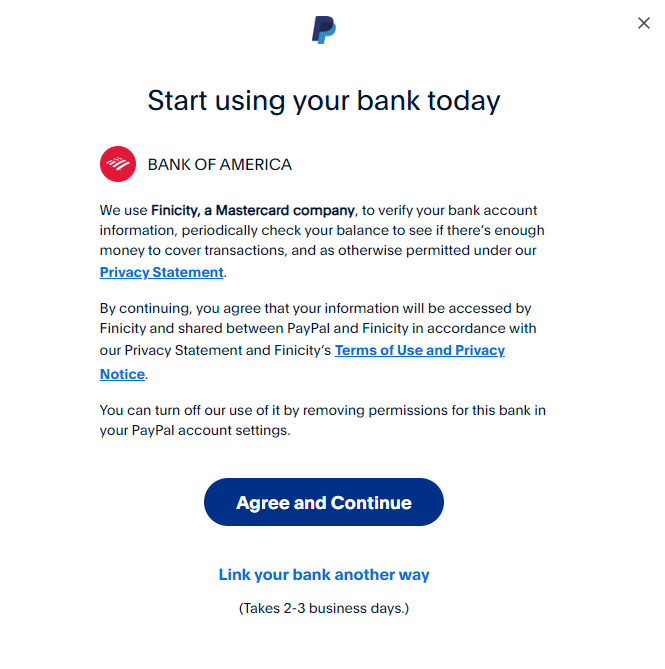 start using your bank today